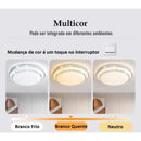 Plafon de Cristal 2 Andares Premium  Iluminação  Casa Farfelle