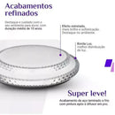 Plafon de Cristal 2 Andares Premium  Iluminação  Casa Farfelle