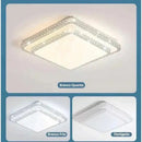 Plafon de Cristal 2 Andares Premium  Iluminação  Casa Farfelle