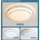 Plafon de Cristal 2 Andares Premium  Iluminação  Casa Farfelle
