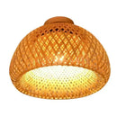 Plafon de Teto Bambu Artesanal  Iluminação  Casa Farfelle
