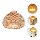 Plafon de Teto Bambu Artesanal  Iluminação  Casa Farfelle