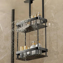 Prateleira para Banheiro Suporte Duplo Vetro Casa Farfelle  369  Casa Farfelle