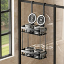 Prateleira para Banheiro Suporte Duplo Vetro Casa Farfelle  369  Casa Farfelle