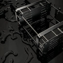 Prateleira para Banheiro Suporte Duplo Vetro Casa Farfelle  369  Casa Farfelle