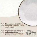 Pratos Oxford Jogo 6 Fundos Porcelana Coleção Ryo  520  Casa Farfelle