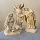 Presépio de Natal 4 Peças com Menino Jesus Removível    Casa Farfelle