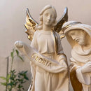 Presépio de Natal 4 Peças com Menino Jesus Removível    Casa Farfelle
