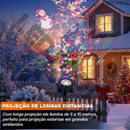 Projetor de Natal Externo LED RGB 16 Desenhos com Espeto  Natal  Casa Farfelle