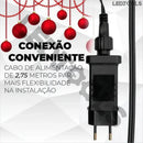 Projetor de Natal Externo LED RGB 16 Desenhos com Espeto  Natal  Casa Farfelle