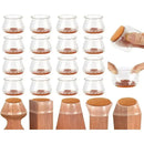 Protetores de Silicone para Pés de Cadeira com Feltro  346  Casa Farfelle