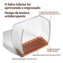 Protetores de Silicone para Pés de Cadeira com Feltro  346  Casa Farfelle