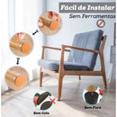 Protetores de Silicone para Pés de Cadeira com Feltro  346  Casa Farfelle