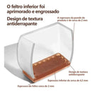 Protetores de Silicone para Pés de Cadeira com Feltro  346  Casa Farfelle