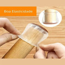 Protetores de Silicone para Pés de Cadeira com Feltro  346  Casa Farfelle