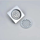 Ralo Click Preto Fosco e Prata 10x10cm Casa Farfelle  97  Casa Farfelle