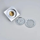 Ralo Click Preto Fosco e Prata 10x10cm Casa Farfelle  97  Casa Farfelle