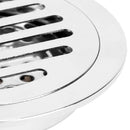 Ralo de Banheiro Inteligente Redondo Cromado Inox 10x10cm Casa Farfelle  94  Casa Farfelle