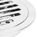 Ralo de Banheiro Inteligente Redondo Cromado Inox 10x10cm  94  Casa Farfelle