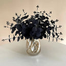 Ramos de Folhas de Eucalípto Artificiais Negros para Decoração 5 Peças Casa Farfelle  292 [Flores]  Casa Farfelle