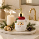 Saboneteira Papai Noel de Porcelana 350ml  Natal  Casa Farfelle
