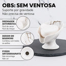 Saboneteira para Banheiro em Cerâmica Casa Farfelle  109  Casa Farfelle