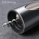 Saca-Rolhas Luxo em Metal Polido Casa Farfelle  355  Casa Farfelle