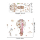 Adesivo de Parede Infantil Balão de Ar Quente com Animais