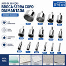 Serra Copo Diamantada 4.0 | Kit Completo  150  Casa Farfelle