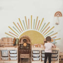 Adesivo de Parede Boho Sol para Quarto Infantil