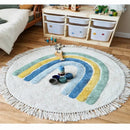 Tapete Arco-Íris Redondo Infantil Casa Farfelle  88  Casa Farfelle