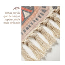 Tapete de Algodão Retangular Sala Quarto Nórdico Colorful Casa Farfelle  312  Casa Farfelle