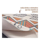 Tapete de Algodão Retangular Sala Quarto Nórdico Geométrico Casa Farfelle  320  Casa Farfelle