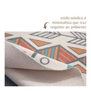 Tapete de Algodão Retangular Sala Quarto Nórdico Grande Inca Casa Farfelle  311  Casa Farfelle