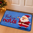 Tapete de Porta Natalino Bouclé 60x40cm