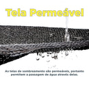 Tela Sombrite com Fita Interna e Alças Duplas - Casa Farfelle