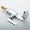 Torneira de Metal Brilhante para Banheiro com Saída de Água Fria Casa Farfelle  175  Casa Farfelle