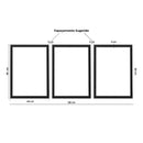 Trio de Quadros Decorativos 40x60 com Moldura - Paisagem Minimalista Casa Farfelle  484 (Produto Shopee)  Casa Farfelle