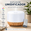 Umidificador e Difusor Ultrassônico RGB 500ml  37  Casa Farfelle