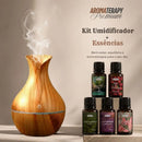 Difusor de Aromas USB Ultrassônico com Essências Premium
