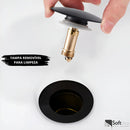 Válvula Click de Inox P/ Cuba Pia de Banheiro Lavatório Preto Black Casa Farfelle  113  Casa Farfelle