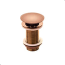 Válvula Click de Inox P/ Cuba Pia de Banheiro Lavatório Rose Gold de 4cm  117  Casa Farfelle