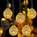 Varal LED Solar de Globos Natalinos - SwanChristmas Casa Farfelle  53 (Iluminação)  Casa Farfelle