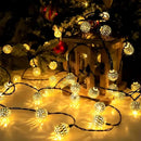 Varal LED Solar de Globos Natalinos - SwanChristmas Casa Farfelle  53 (Iluminação)  Casa Farfelle