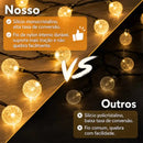 Varal de Leds Solar - Ilumine o seu Ambiente  45 (Iluminação)  Casa Farfelle