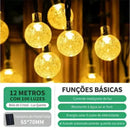 Varal de Leds Solar - Ilumine o seu Ambiente  45 (Iluminação)  Casa Farfelle