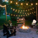 Varal de Luzes com Lâmpadas Arredondadas Bivolt - Ilumine Exteriores Casa Farfelle  100 (Iluminação)  Casa Farfelle