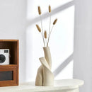 Vaso Decorativo para Sala de Cerâmica 2 Peças Casa Farfelle  468  Casa Farfelle