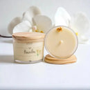 Vela Aromática Artesanal Premium 110g - Com Especiarias e Tampa de Madeira Casa Farfelle  487 (Produto Shopee)  Casa Farfelle