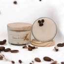 Vela Aromática Artesanal Premium 110g - Com Especiarias e Tampa de Madeira Casa Farfelle  487 (Produto Shopee)  Casa Farfelle